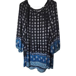 Boho blouse Style&co